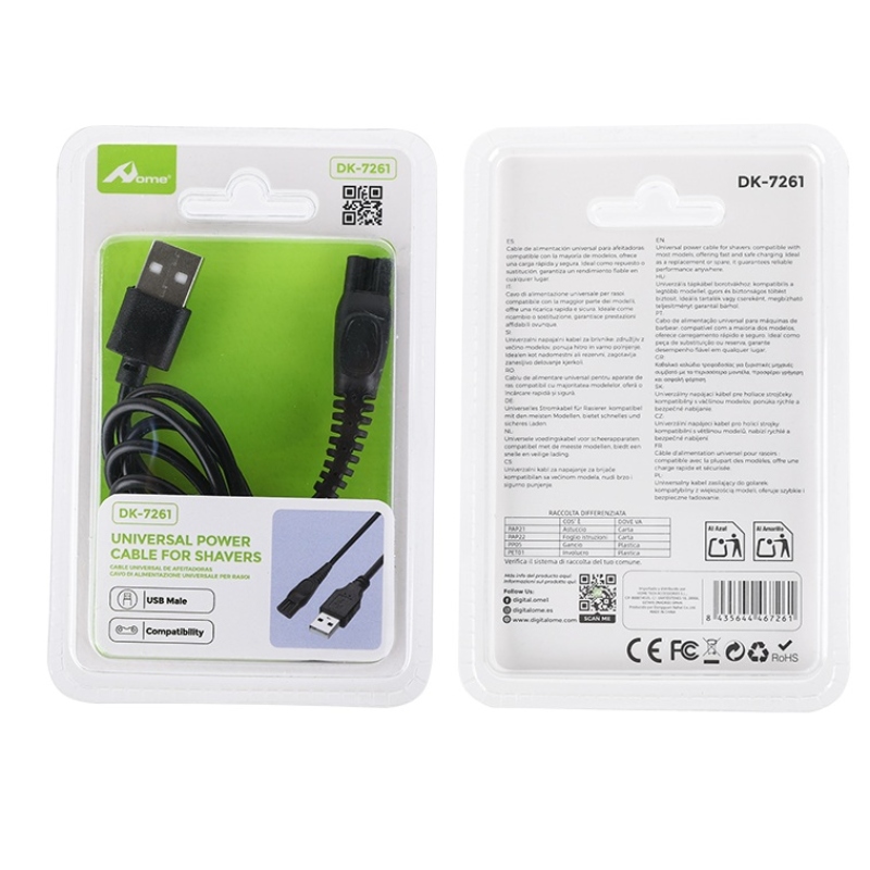 Cable Universal para afeitadoras Philips DK-7261 - Imagen 2