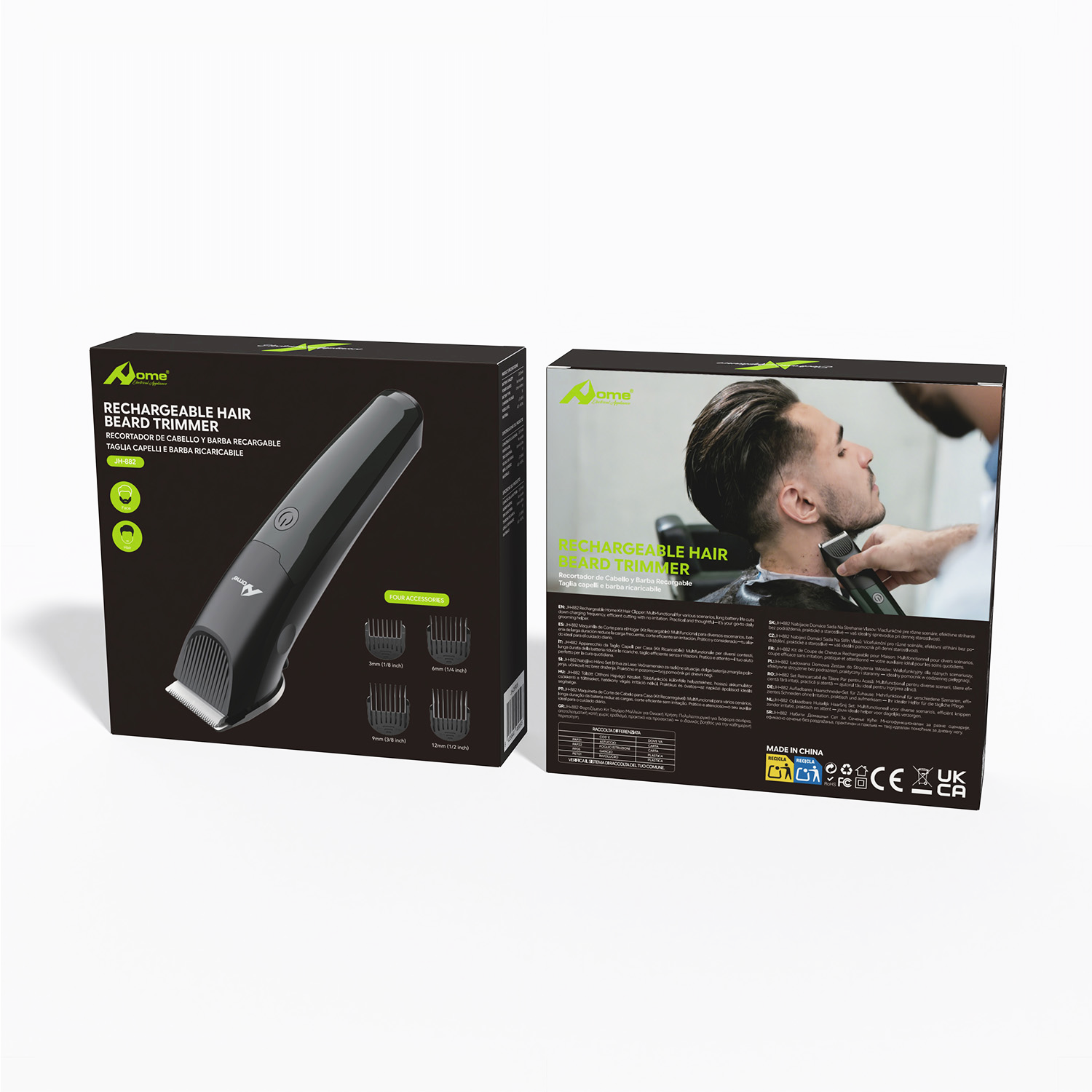 Recortadora pelo y barba JH-882 - Imagen 3