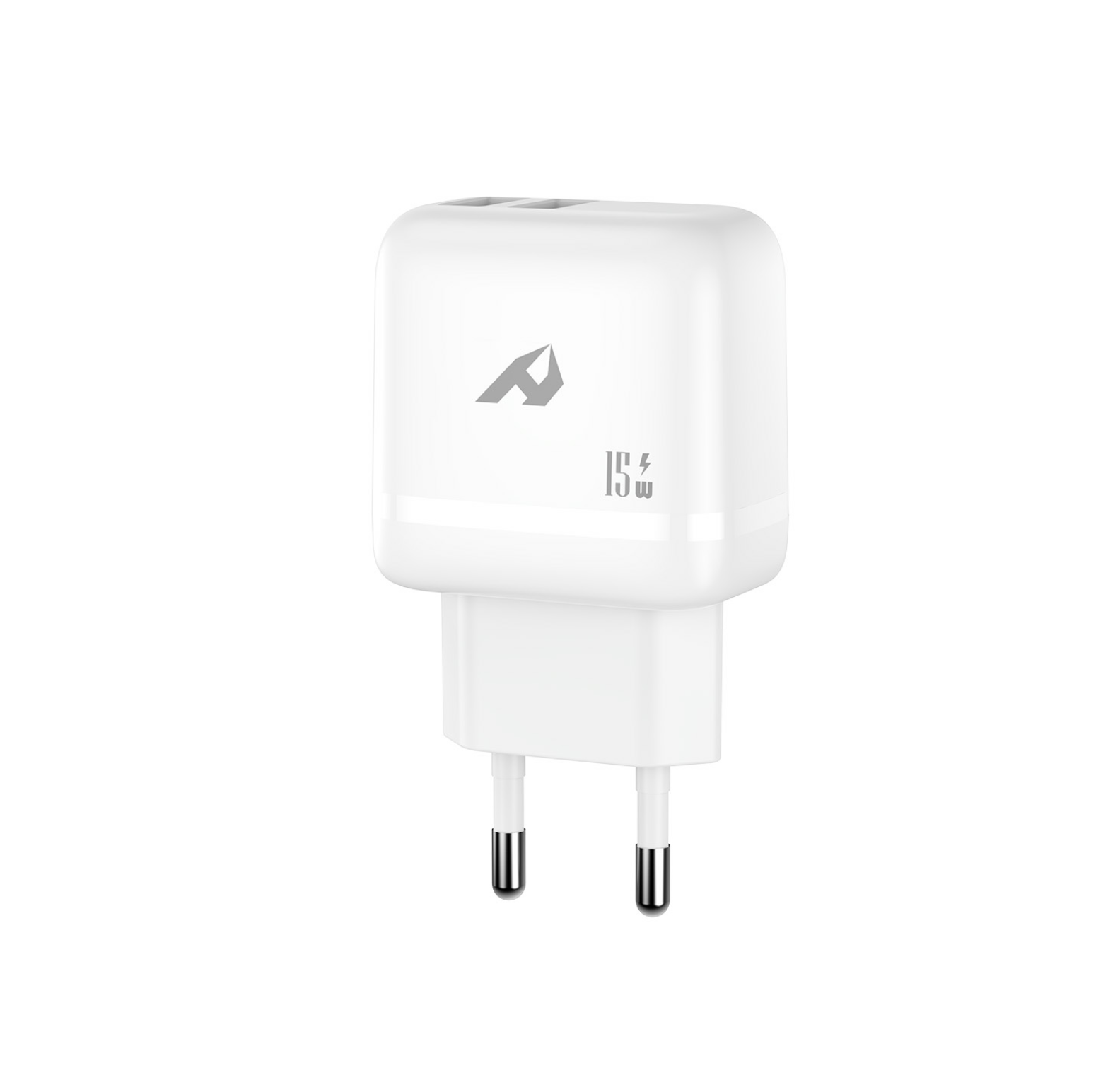 Adaptador USB 3A Doble Puerto con Cable Micro USB, Tipo C o Lightning YTC-09