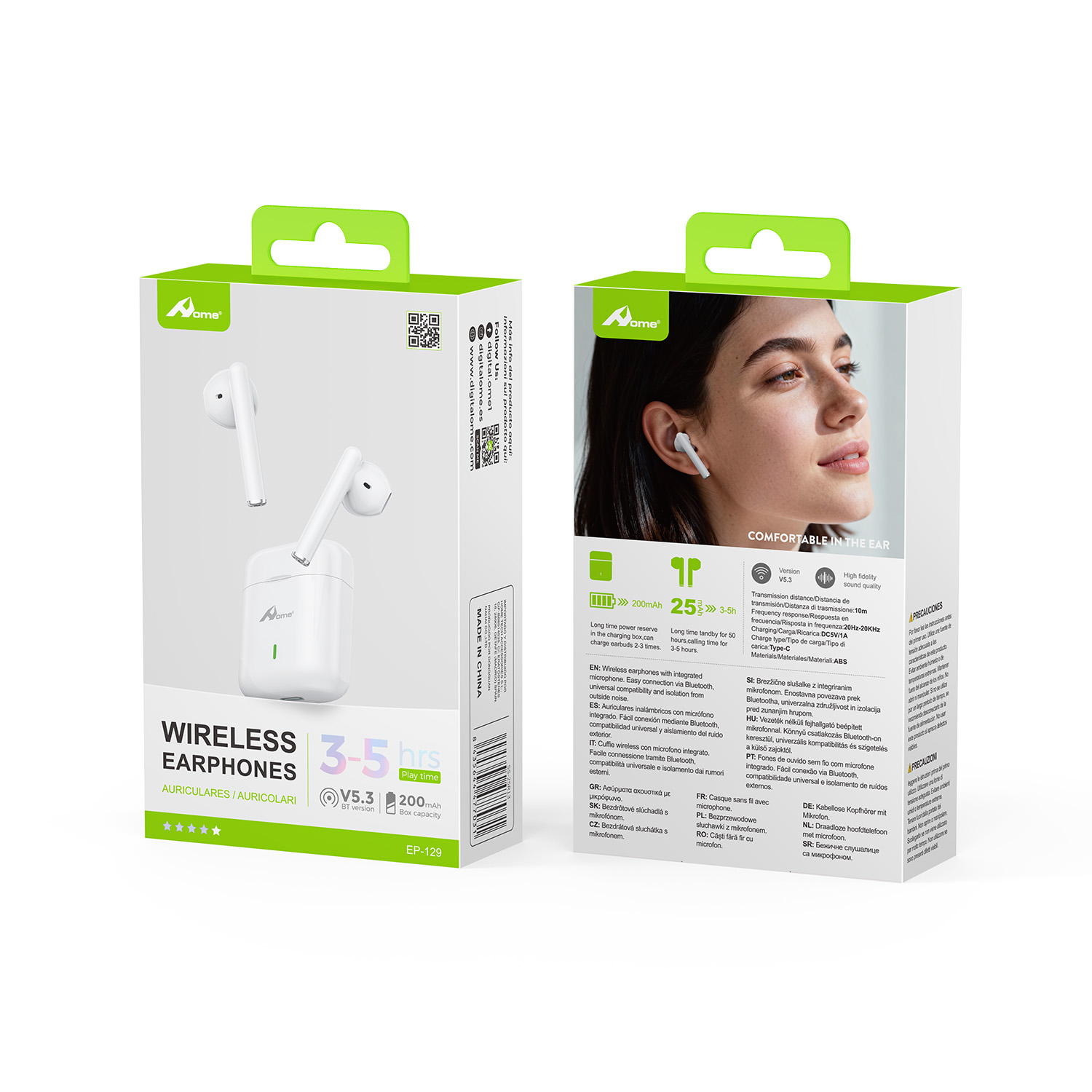 Auriculares Inalámbricos Bluetooth TWS In-Ear EP-129 - Imagen 2