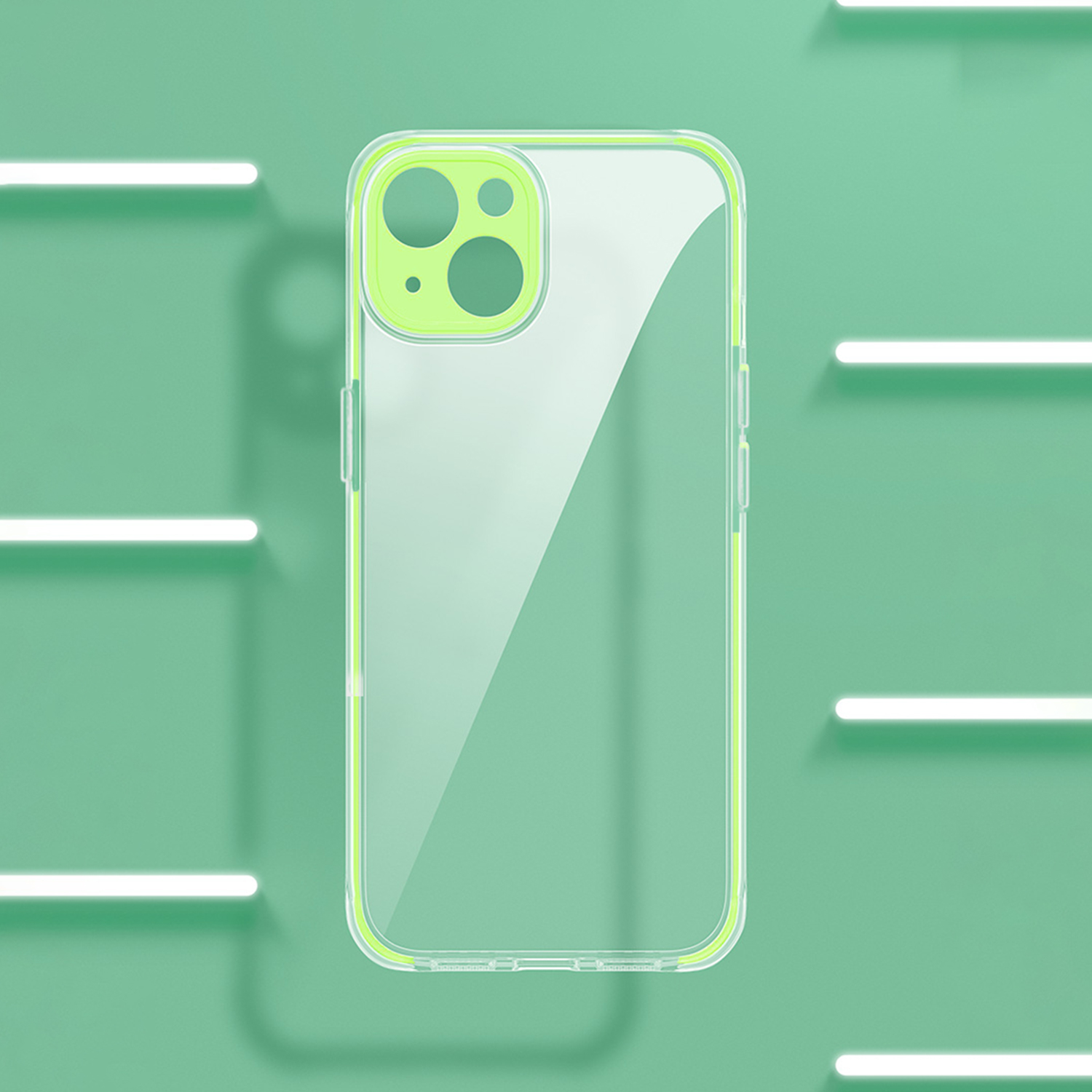 Funda TPU Transparente con Borde de Color - iPhone - Imagen 4