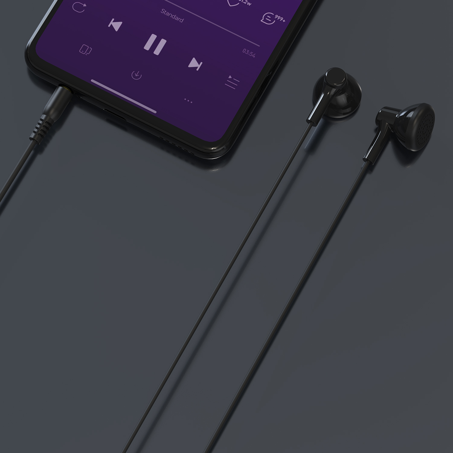 Auriculares con Cable Jack 3.5 mm y Micrófono EP-260