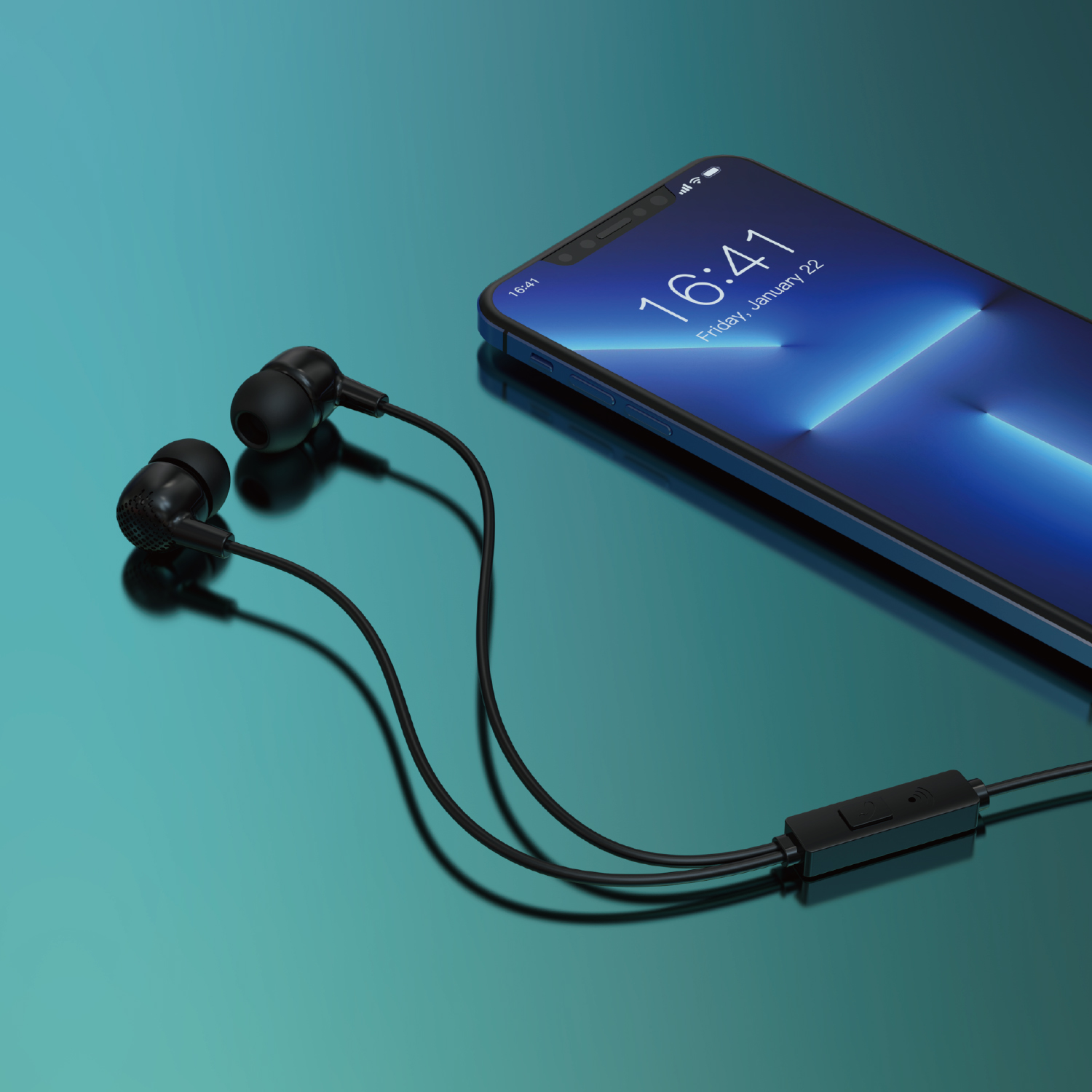 Auriculares con Cable Jack 3.5 mm y Micrófono EP-263