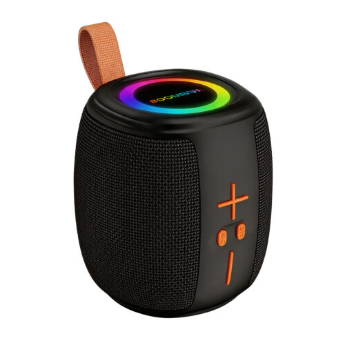 Altavoz Bluetooth Portátil 5W con Luces RGB AC712 Negro