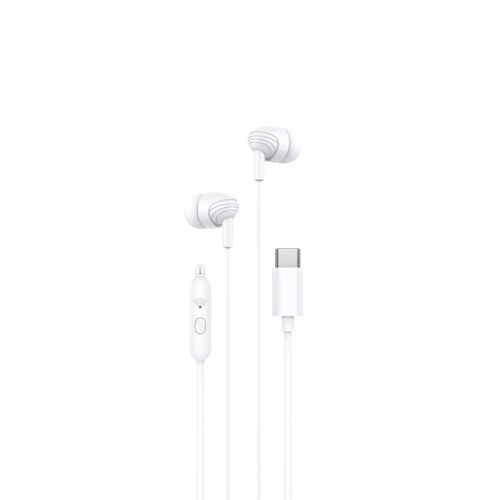 Auriculares con Cable USB Tipo C y Micrófono EP-287C Blanco