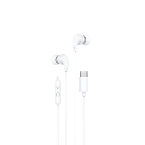 Auriculares con Cable USB Tipo C y Micrófono EP-288C Blanco