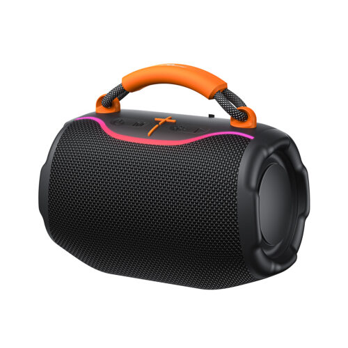 Altavoz Bluetooth Portátil 8W con Luces RGB y Asa OSPA-02 Negro