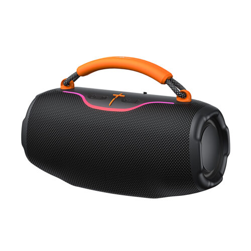 Altavoz Bluetooth Portátil 16W con Luces RGB y Asa OSPA-03 Negro
