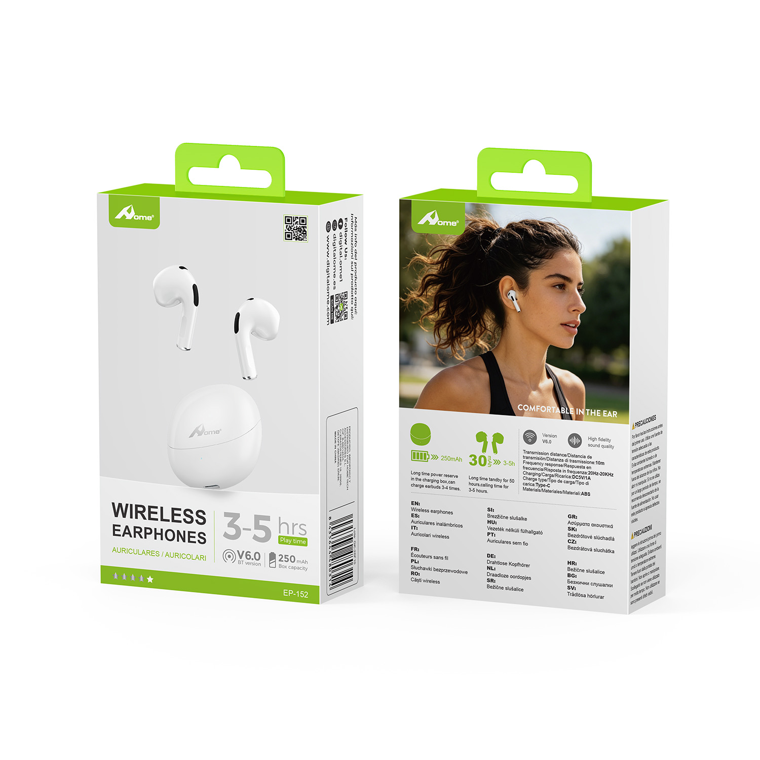 Auriculares Inalámbricos Bluetooth 6.0 EP-152