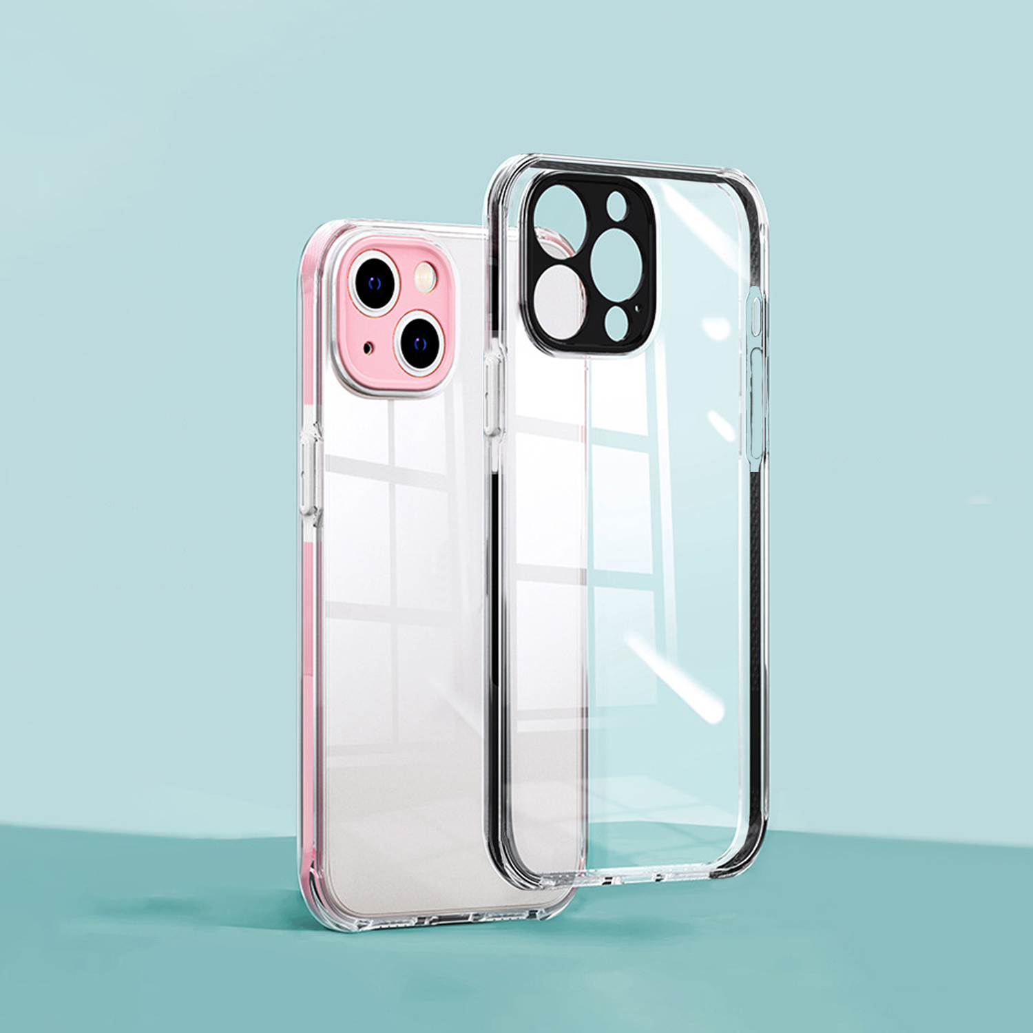 Funda TPU Transparente con Borde de Color - iPhone - Imagen 6