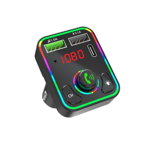 Transmisor FM Bluetooth + Cargador de coche 15.5W – P3