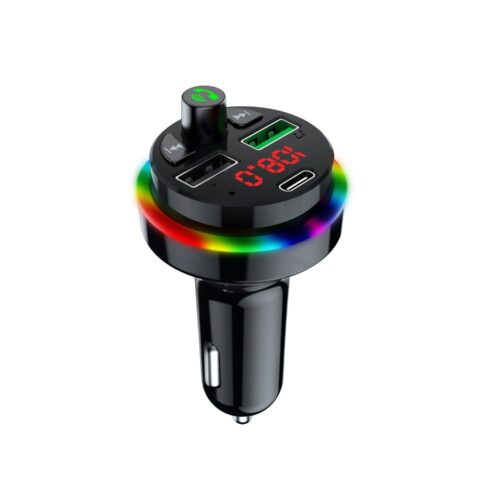 Transmisor FM Bluetooth + Cargador de coche 25W – F17