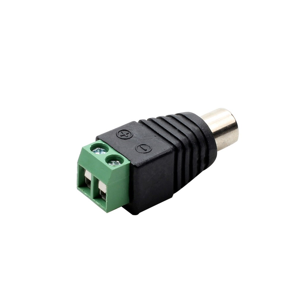 Adaptador RCA macho a bornes de tornillo – LCB-280