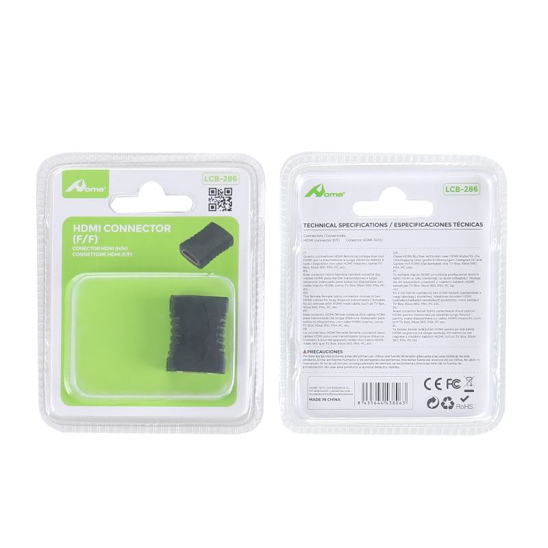 Adaptador HDMI hembra a hembra – LCB-286