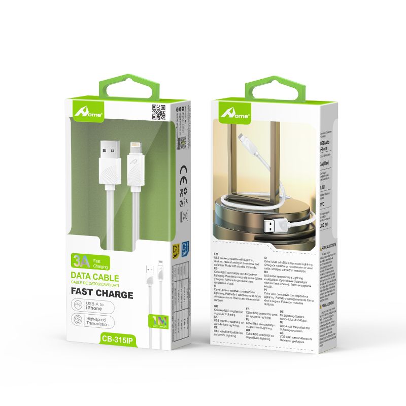 Cable USB-A a Lightning 3A 1 m – CB-315IP