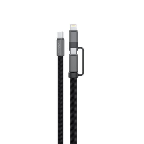 Cable 2 en 1 Tipo C a Tipo C y Lightning 60W 1,2 m – CB-339