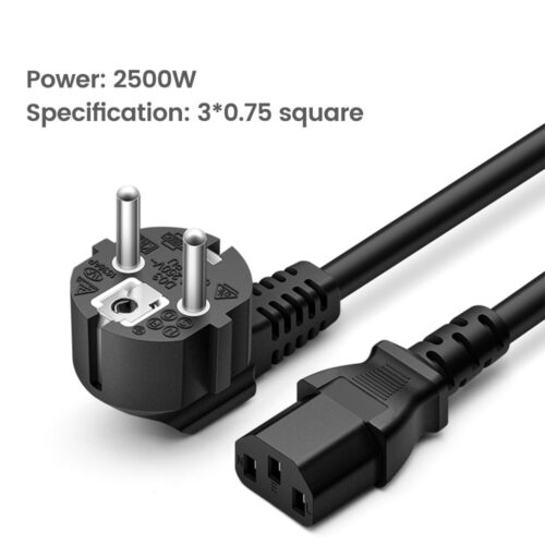 Cable de alimentación Schuko a IEC C13 1,5 m – LCB-47